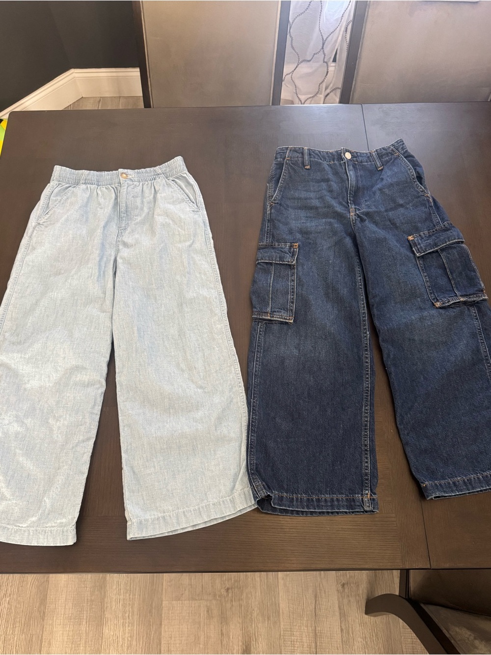 Polo by Ralph Lauren Light Blue and Dark Blue Kids Jeans - Wide Leg Pair